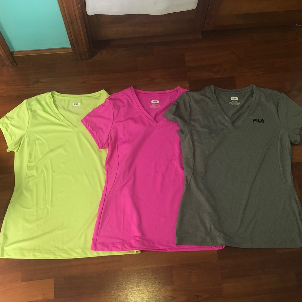 Workout shortsleeved shirts - 3 color variety